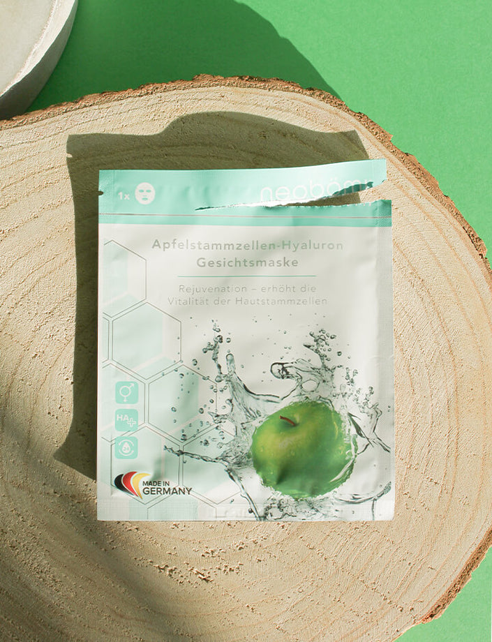 Apfelstammzellen-Hyaluron Tuchmasken