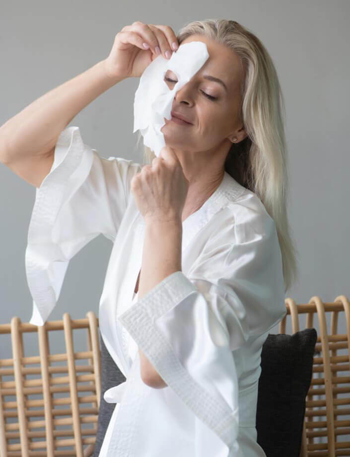 Apfelstammzellen-Hyaluron Tuchmasken