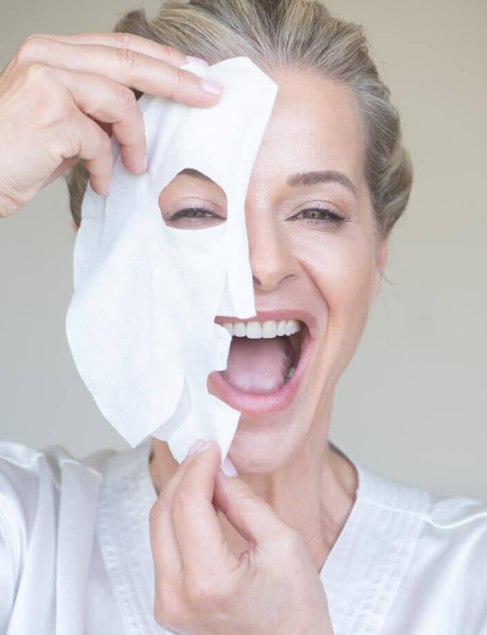 Apfelstammzellen-Hyaluron Tuchmasken